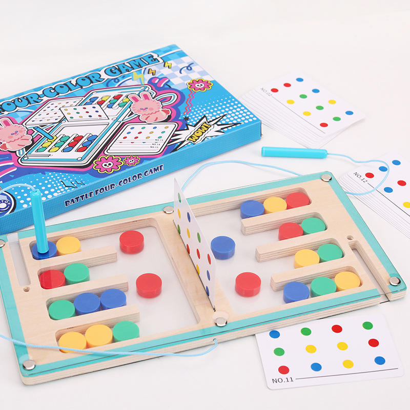 Board Game For 3 Players - Magnetyczna gra planszowa, interakcja rodzinna dla