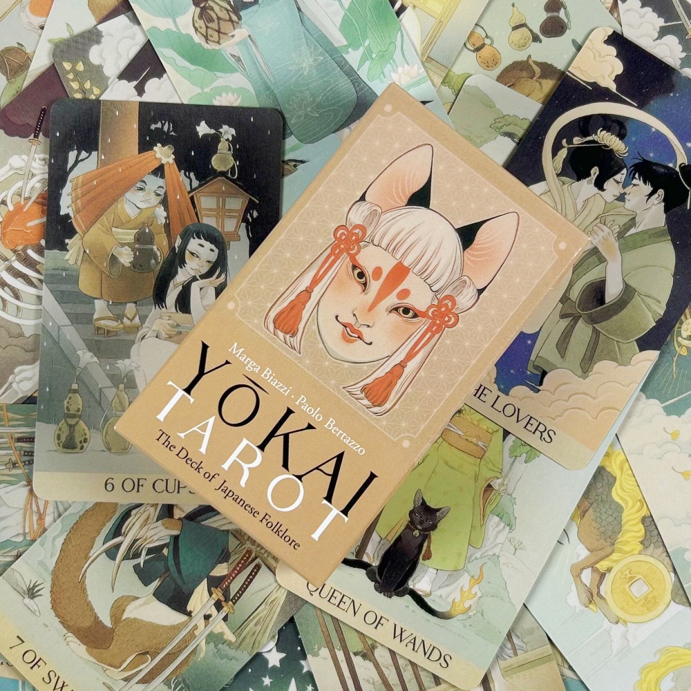 Board Game Root - Talia Tarota Yokai, 78 kart, inspirowana