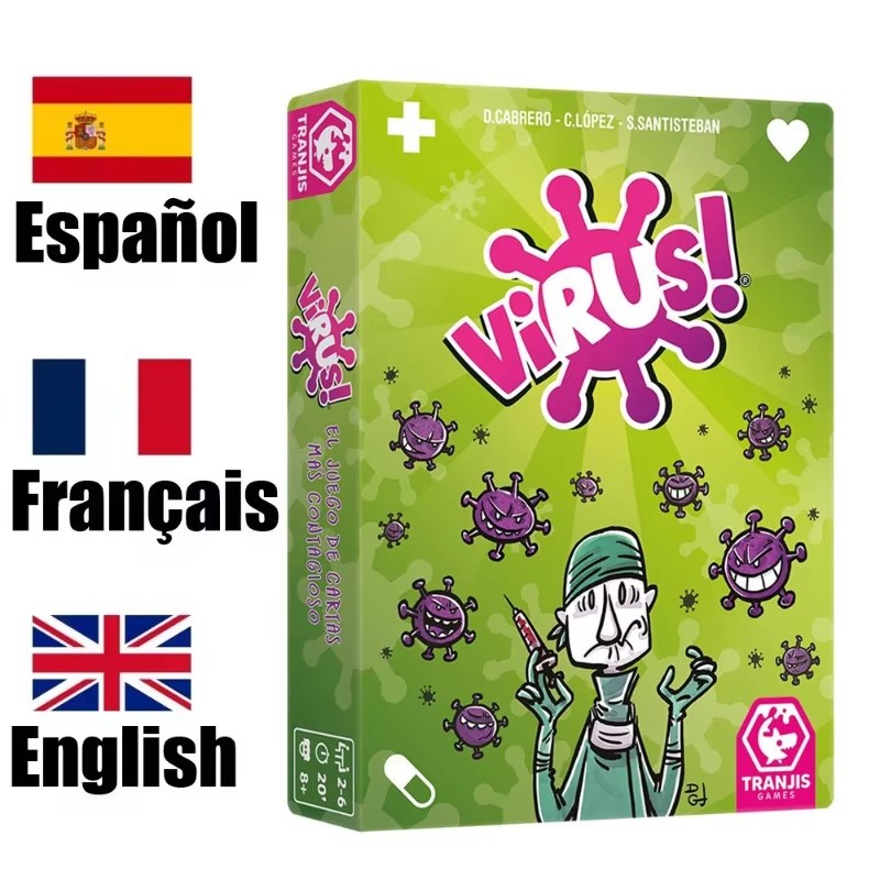 Board Game Virus - Karta interaktywna z motywem transgranicznego nowego
