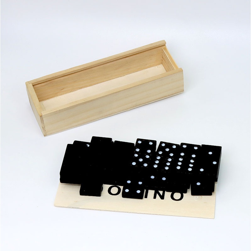 28 sztuk czarnych domino drewn – Board Game Monopoli recenzja i cena
