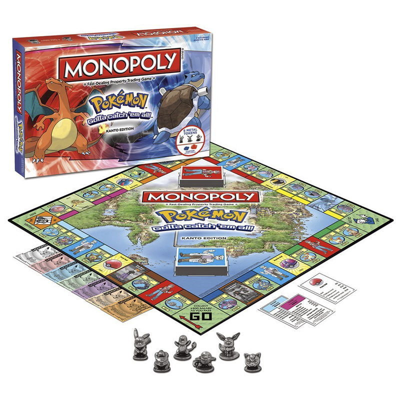 MONOPOLY Gra Planszowa Pokemon – Board Game Monopoli recenzja i cena