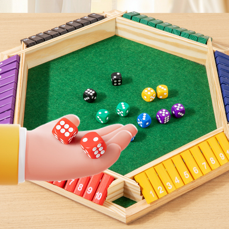 Shut The Box Dice Gra planszow – Board Game For 3 Players recenzja i cena