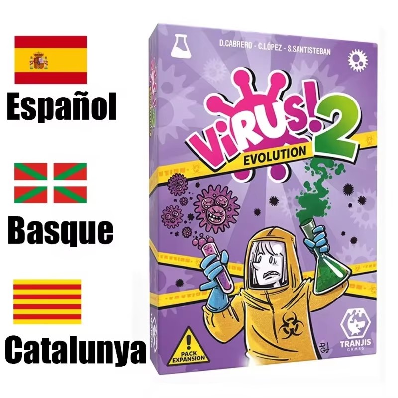 Karta interaktywna z motywem t – Board Game Virus recenzja i cena