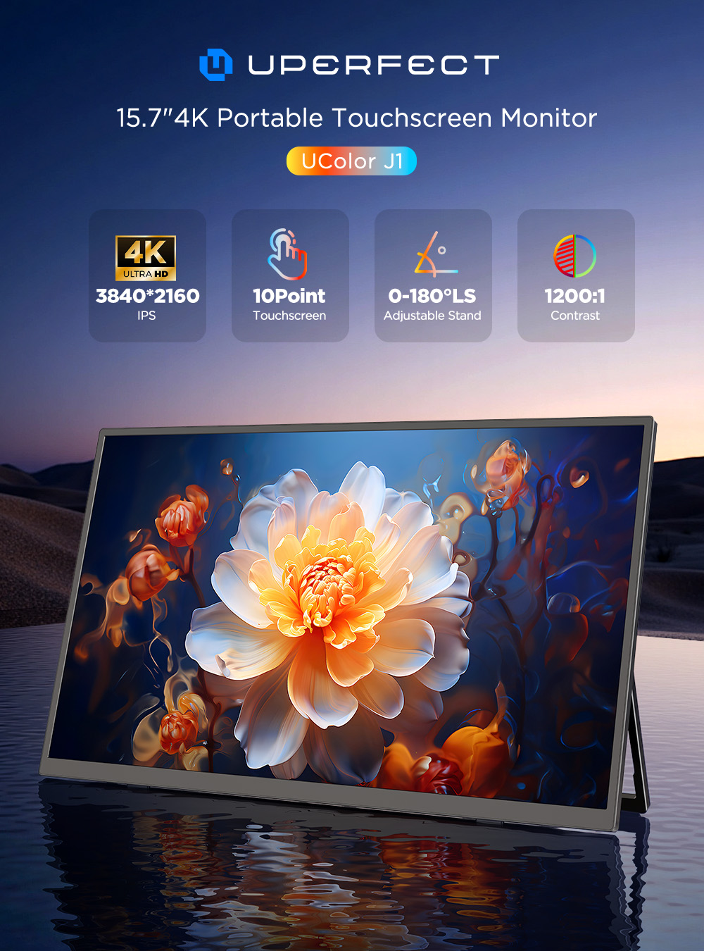 UPERFECT 4K Przenośny Monitor  – Board Game Journal recenzja i cena