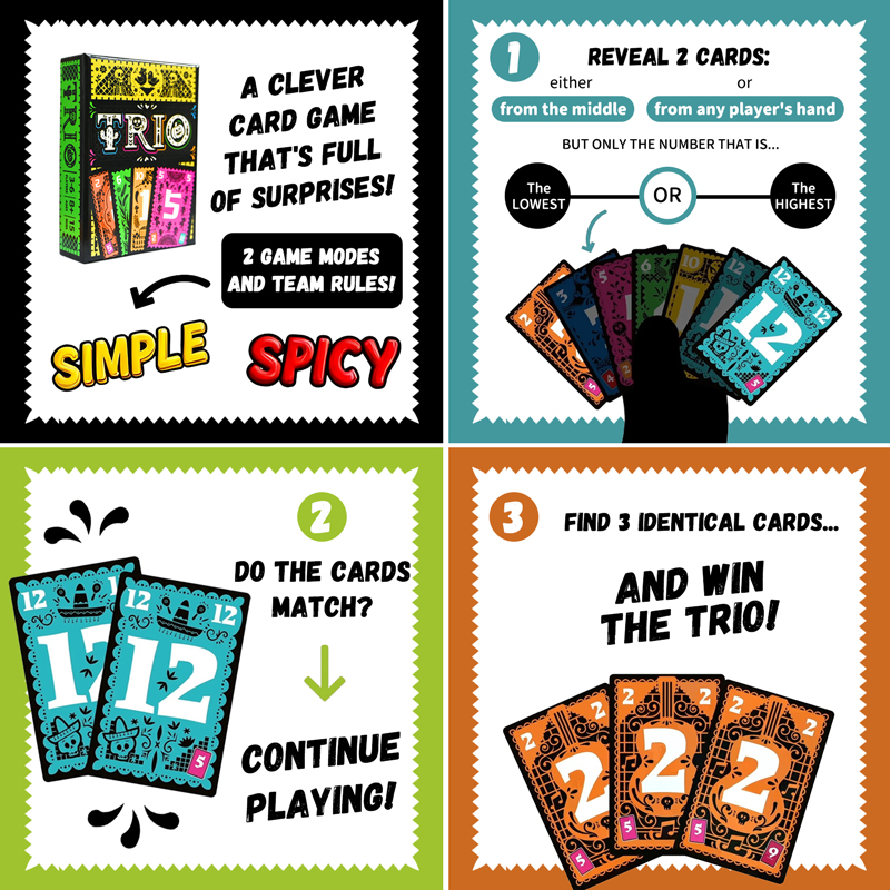 TRIO Strategiczna gra planszow – Board Game For 3 Players recenzja i cena
